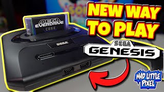 AWESOME New Way To Play SEGA Genesis Games! TONS Of Features! Mega Everdrive Core Flashcart!