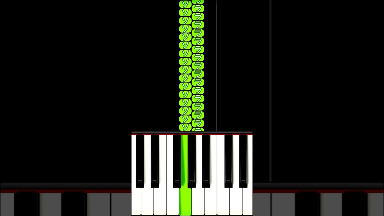 ソラソラソラソラ… 流行りのダンス #ピアノ簡単