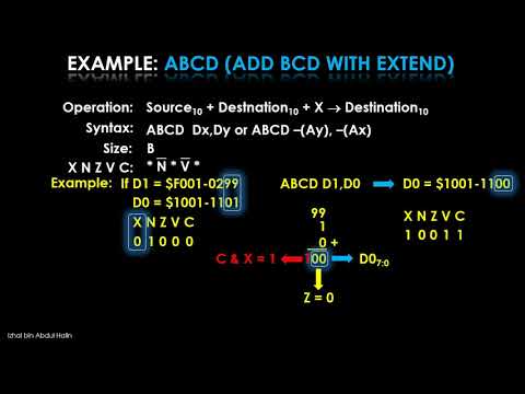 68k Instruction Set - Part 6 : Binary Coded Decimal