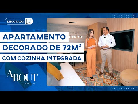 Apartamento decorado de 72m² | About Vila Mariana