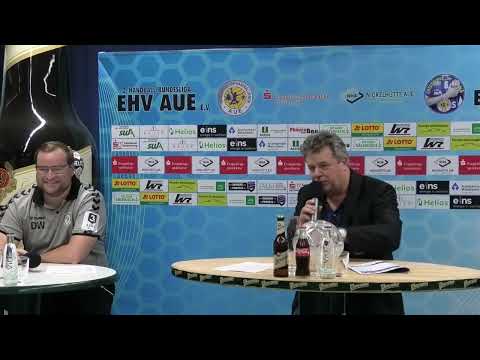 Pressekonferenz, EHV Aue-HV GW Werder 31:22(15:13) Saison 2022/23