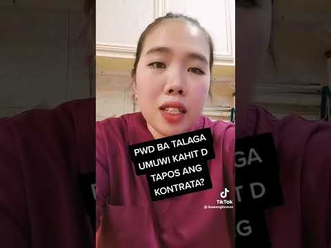 Kahit di tapos ang kontrata pwd umuwi #rubytvblog