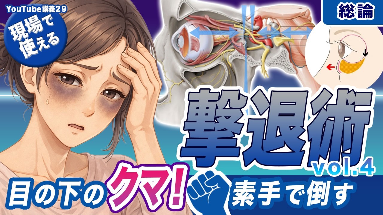 ［現場で使える］目の下のクマ🐻！素手で倒す。撃退術総論！vol.4[さつま式YouTube講義Vol.29]