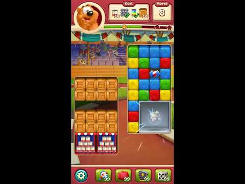 Toon Blast Level 7908 - NO BOOSTERS 🐻🐺🐱 | SKILLGAMING ✔️