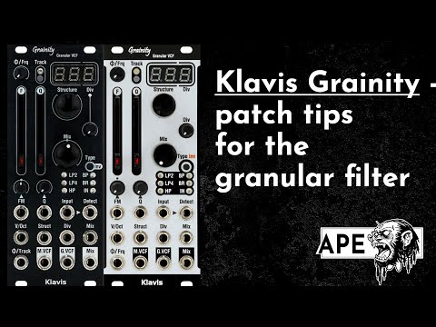 Klavis Grainity granular filter: in-depth & patch tips
