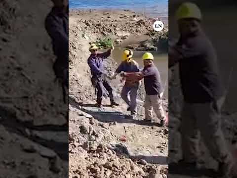 Virales: pescaron un surubí de 9 kilos en el Puente Carretero, Santiago del Estero