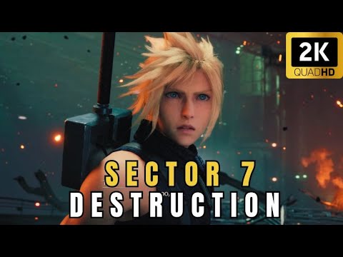 FINAL FANTASY 7 REMAKE Gameplay Walkthrough FULL GAME [ Part 16 SECTOR 7 BATTLE! ] - No Commentary