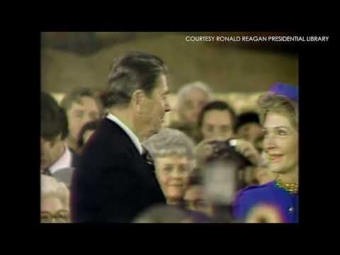ARCHIVE: US President Ronald Reagan's inauguration moved indoors in 1985