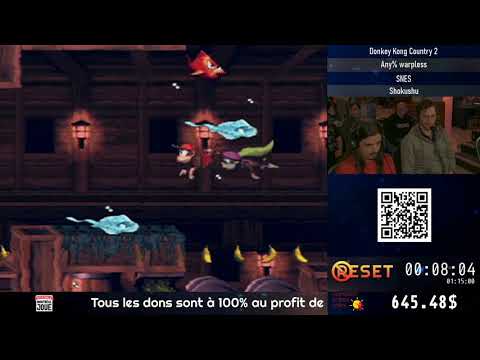 NoReset x Montréal Joue 2020 - Donkey Kong Country 2: Diddy's Kong Quest by Shokushu