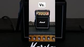 Guitar Amps: Marshall JCM800 vs. MS-2 mini amp #guitar #guitarist #guitaramp #marshallamps #beginner