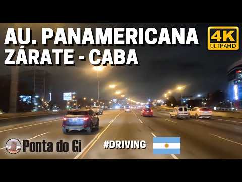 Una noche sobre la Panamericana | Rumbo a CABA #DRIVING 4K 2026 - ARGENTINA