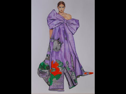 Gigi Hadid wearing Valentino Haute Couture | Paris Fashion Week Womenswear Fall/Winter 2020/2021