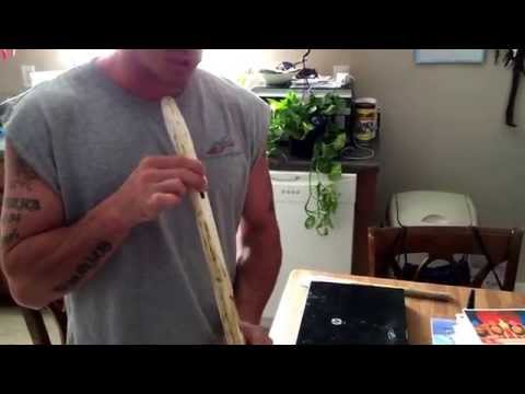 Making a Native American flute pt. 2