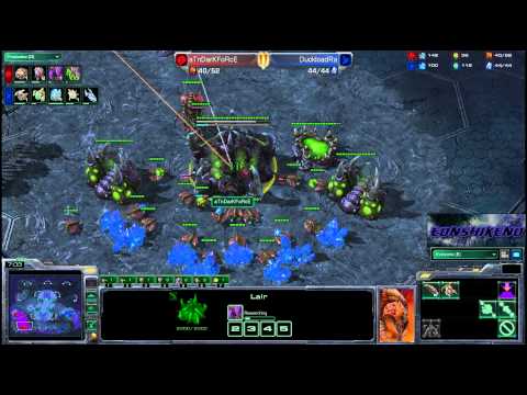 WhiteRa vs Darkforce PvZ Starcraft 2 EonShiKeno