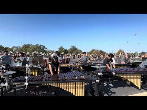 Vista Ridge High School Band 2024 - Our Journey of Hope Front Ensemble Run