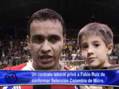 UN CONTRATO LABORAL PRIVÓ A FABIO RUIZ DE CONFORMAR SELECCIÓN COLOMBIA DE MICRO.wmv