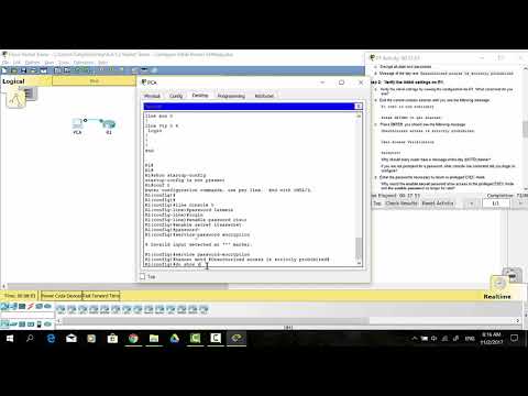 [CCNA v6] Packet Tracer 6.4.1.3 Configure initial router settings