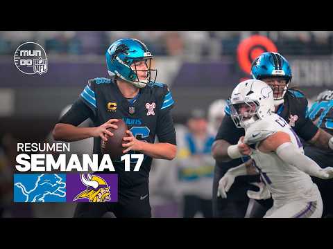 Detroit Lions vs. Minnesota Vikings | Resumen NFL en español - Semana 17 | NFL Highlights 2025