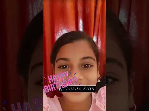Happy Birthday Jerusha Zion. #birthday