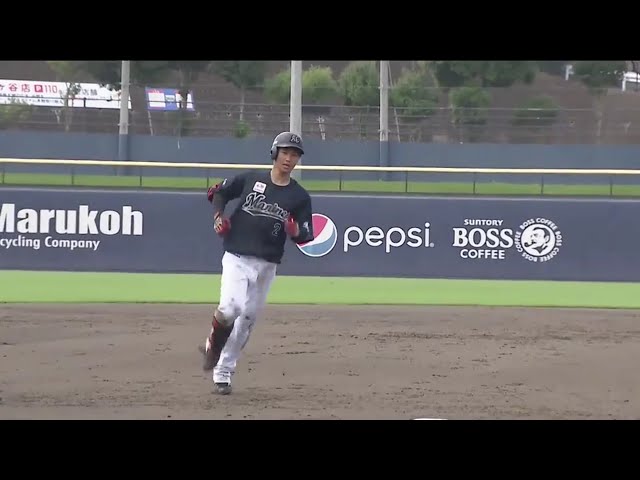 【ファーム】マリーンズ・藤原がライトスタンドへ豪快なソロホームラン!! 2020/7/12 F-M(ファーム)