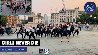 Download lagu [SIDECAM] GIRLS NEVER DIE - TRIPLES | Dance Cover | KPOP IN PUBLIC | Trafalgar Square London mp3