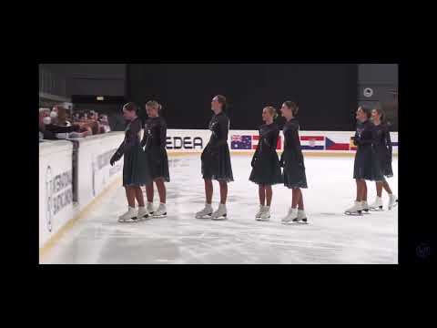 Team Seaside Sweden FS World Junior Synchronized Skating Championships 2022