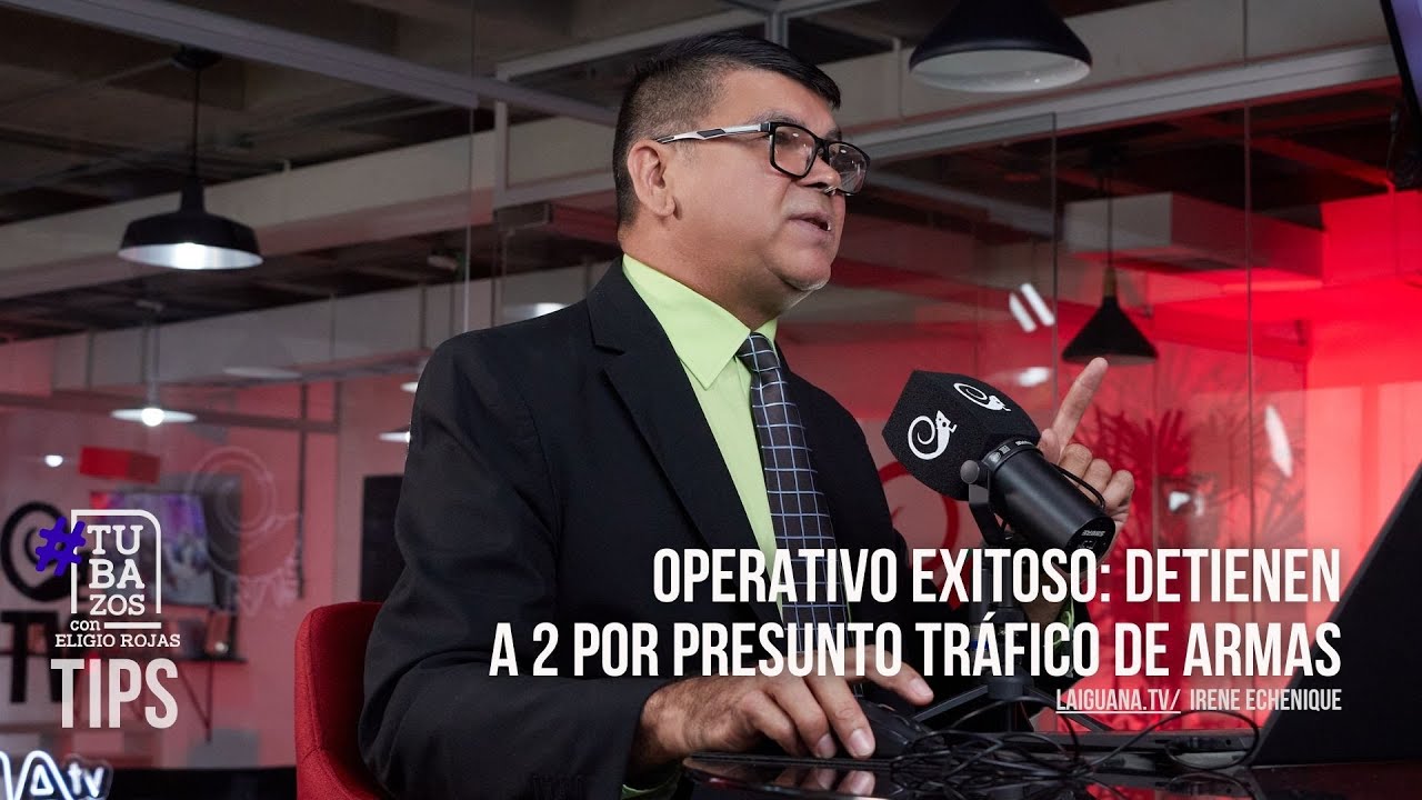 Operativo exitoso: Detienen a 2 por presunto tráfico de armas
