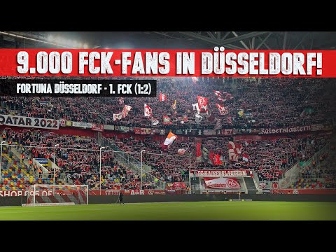 1. FC Kaiserslautern: 9.000 FCK-Fans feiern LAST MINUTE Sieg in Düsseldorf (11.11.2022)