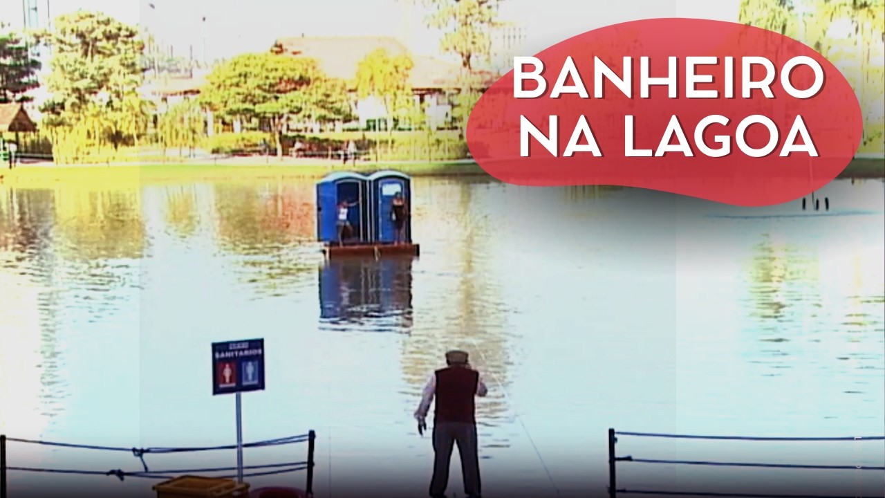 ESSE BANHEIRO TE LEVA  PARA UM PASSEIO | CÂMERAS ESCONDIDAS