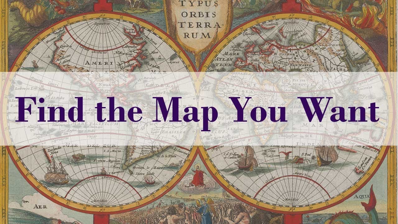 Find the Map You Want Webinar