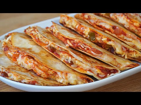 Quesadillas de carne y patata crujientes. Quesadillas de puré de papa, carne y queso. Puro sabor!