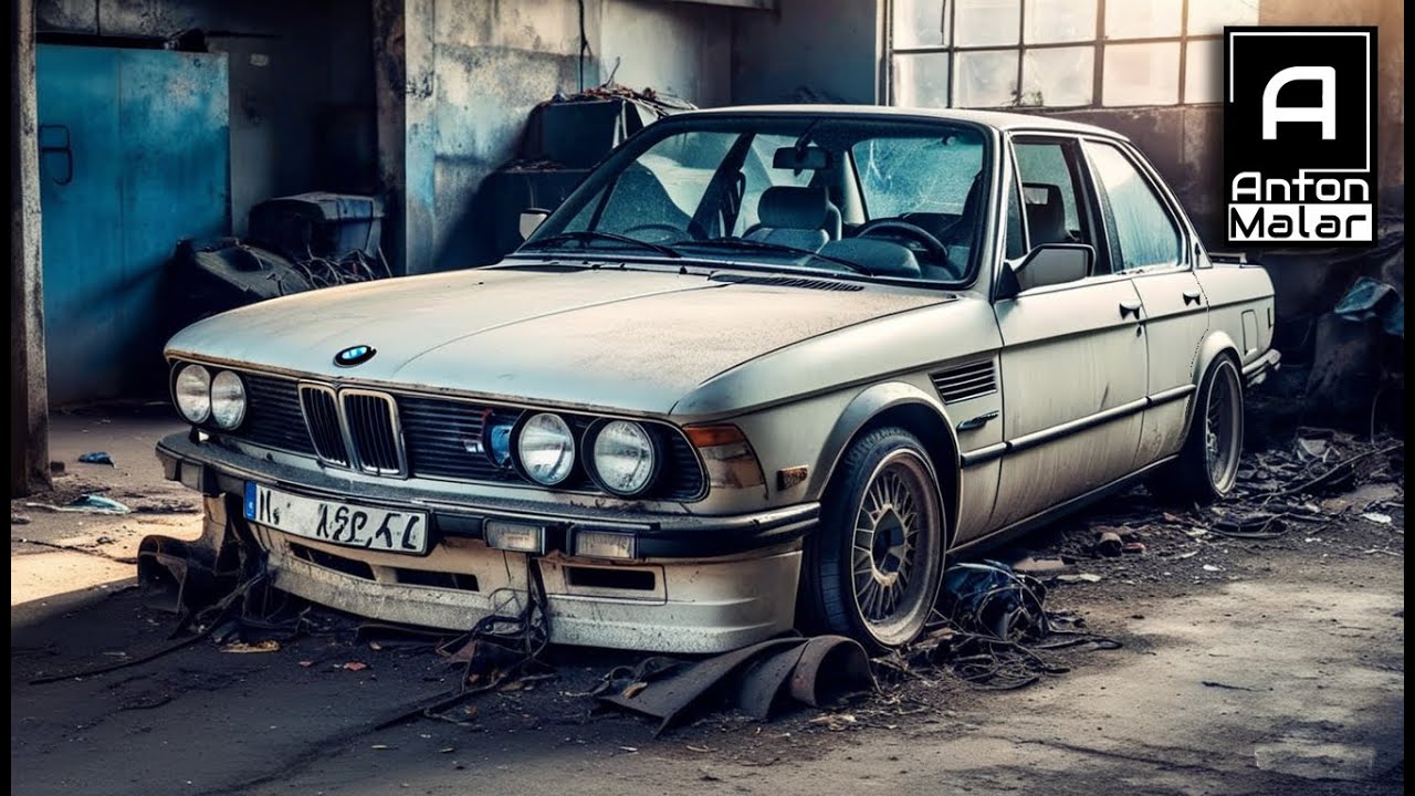 Restoration of an old BMW from the 80s