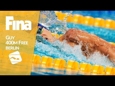 James Guy takes gold without any doubt in 400m freestyle #2 Berlin