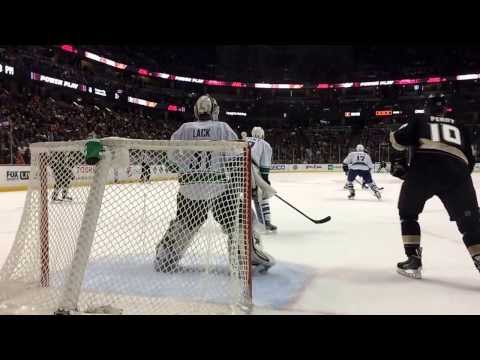 Anaheim Ducks vs Vancouver Canucks 1/5 Game Winning Goal~Slow Motion