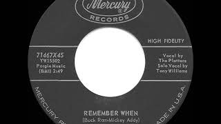 1959 HITS ARCHIVE: Remember When - Platters