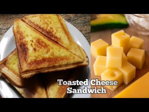 Toasted Cheese Sandwich | Easy | 2 Ingredients (plus butter)