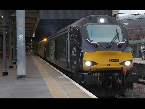 DRS 68022 TnT 68005 (1Q19 Heaton T&R.S.M.D. - Derby R.T.C.) @ Kings Cross 25/07/2016