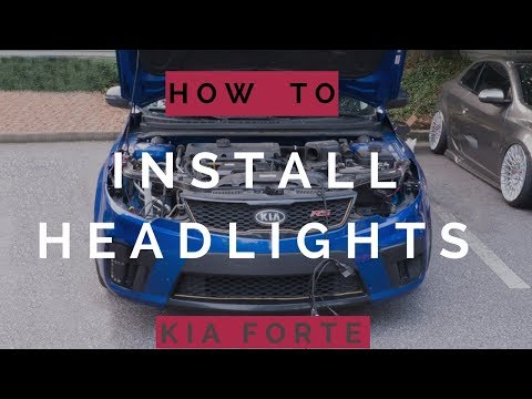 Kia Forte Koup Headlights Installation
