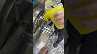 Making Lemon Ice Cream