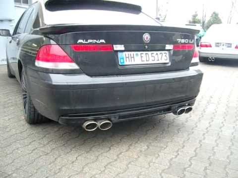 SIM Performance Auspuffanlage am BMW 760LI E65