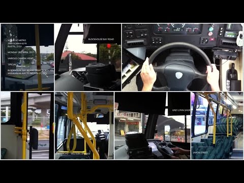 Scania K270 #2151 - Various camera views - Blockhouse Bay to City