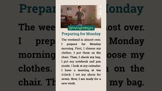 Getting Ready for Monday! 💼 (Easy English Shadowing) #learnenglish #speakenglish #shadowingpractice