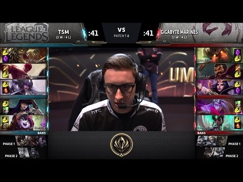 TSM vs GAM - 2017 MSI Group Stage - Team SoloMid vs GIGABYTE Marines