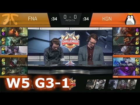 Fnatic Academy vs Kinguin | Game 1 S7 EUCS Spring 2017 Week 5 | FNA vs KGN G1 1080p
