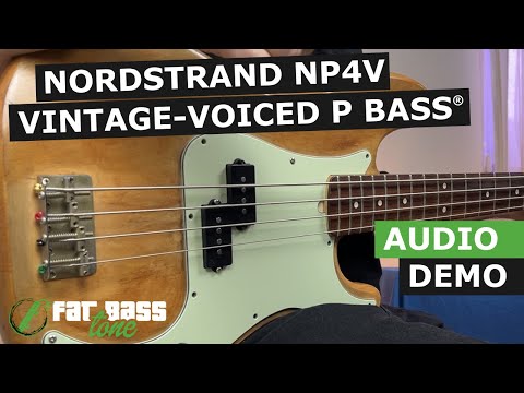 Nordstrand NP4V Precision Bass® Pickup Set Demo