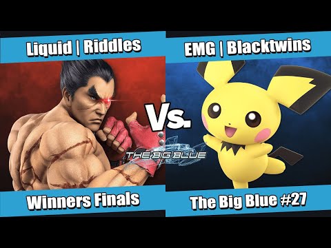 The Big Blue #27 Winners Finals - Liquid | Riddles (Kazuya, Terry) vs EMG | Blacktwins (Pichu)