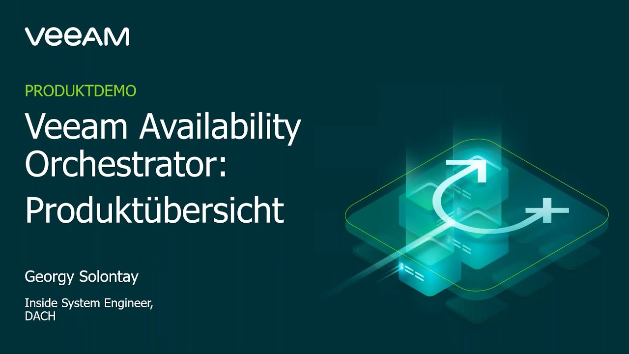 Veeam Availability Orchestrator – Produktübersicht video