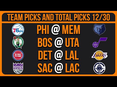 NBA Picks Today 12/30/25 NBA Picks and Predictions NBA Bets Today