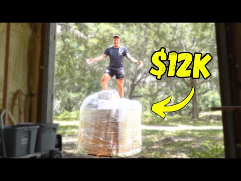 I Paid $12,000 For A Mystery Pallet of Vintage Clothing!
