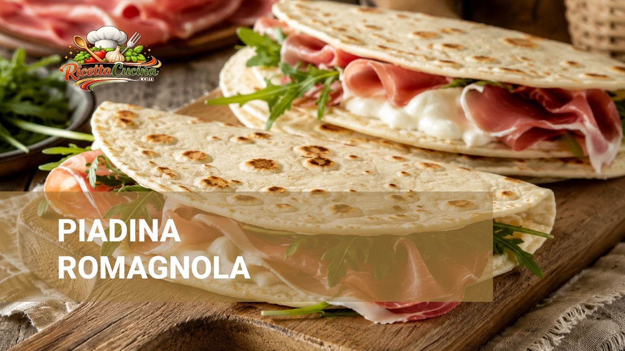 Anteprima video di Piadina Romagnola Tradizionale | Ricetta facile fatta in casa